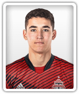 2022 Finest MLS Base Blue #39 Jayden Nelson /150 - Toronto FC